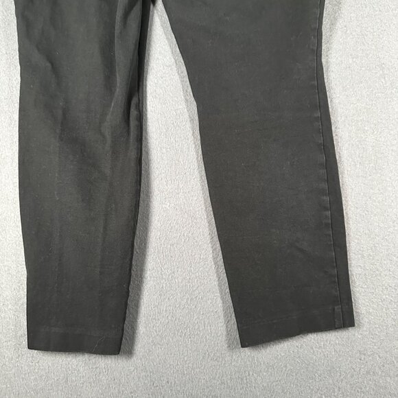Gap Womens 12 Regular Black Signature Skinny Ankle Chino Cropped Pants - Picture 10 of 10
